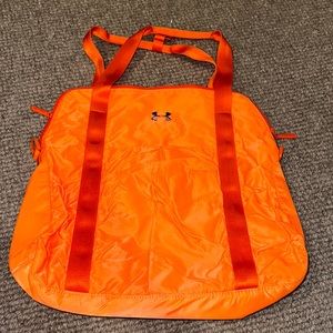 under armour orange bag with small orange bag insert and insulated cup holder